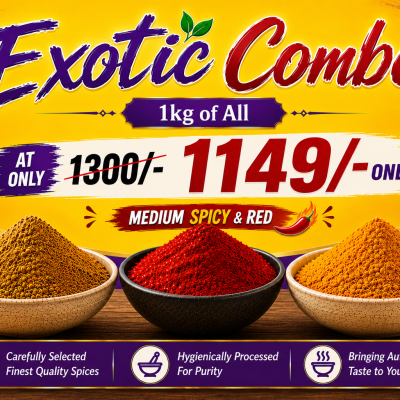 Exotic Maarchu-Haldar-Dhanajeeru-Powder  Combo