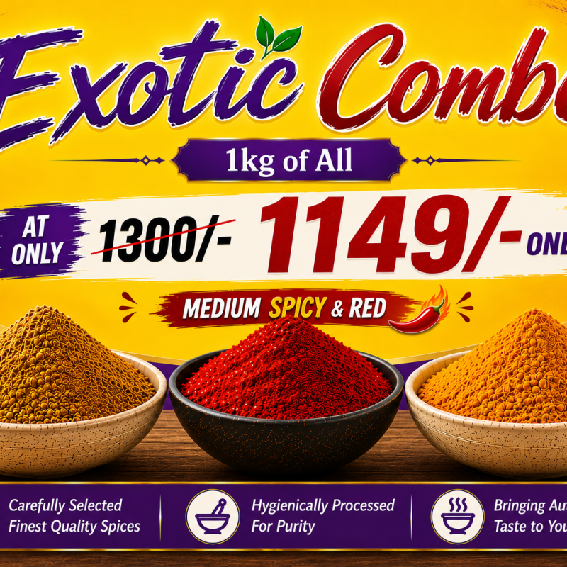Exotic Maarchu-Haldar-Dhanajeeru-Powder  Combo
