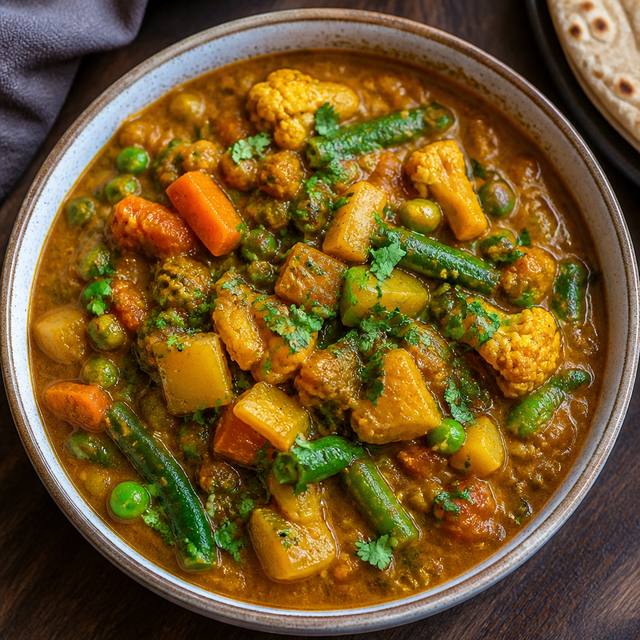 પંજાબી મિક્સ વેજ શાક